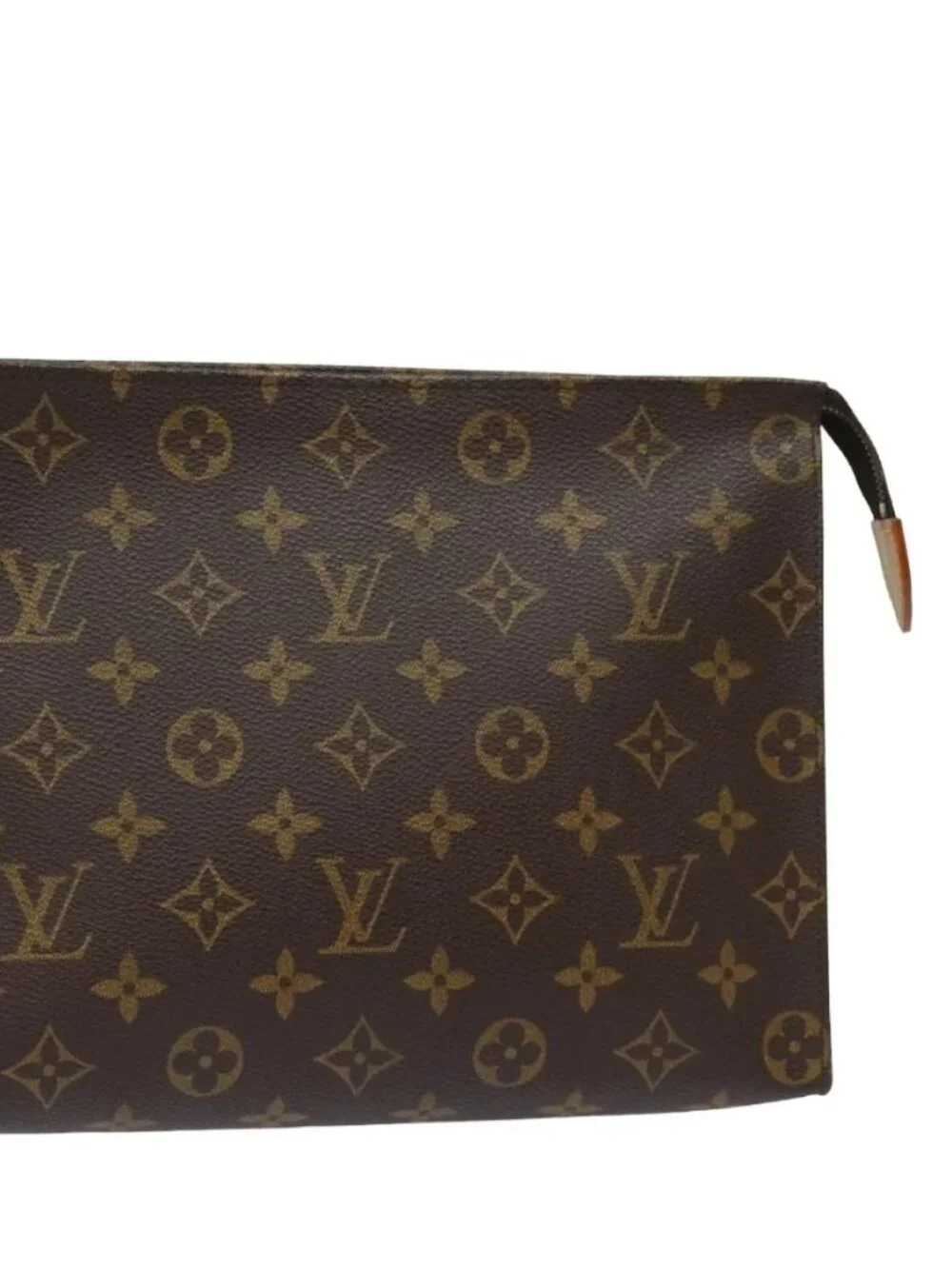 LOUIS VUITTON Monogram Poche Toilette 26 Pouch M47542 LV Auth